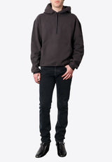 Saint Laurent Hooded Sweatshirt with Embroidered-Logo 818538Y36SW_1467_Grey_29851945