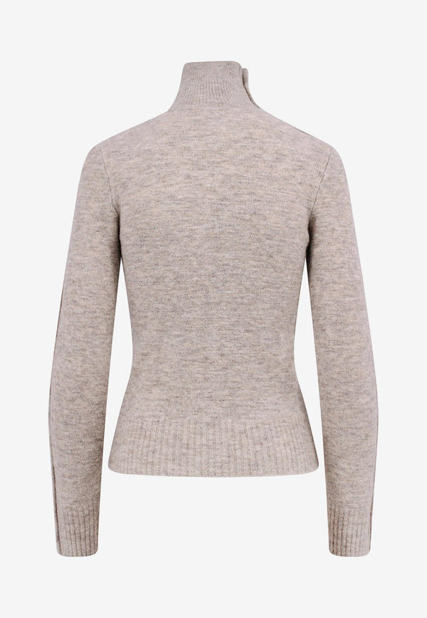 Isabel Marant Malo High-Neck Ribbed Sweater Beige PU0290FAA4L06I_90BE_Beige_29848903