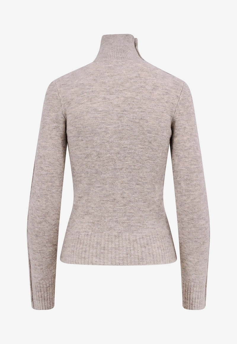 Isabel Marant Malo High-Neck Ribbed Sweater Beige PU0290FAA4L06I_90BE_Beige_29848903