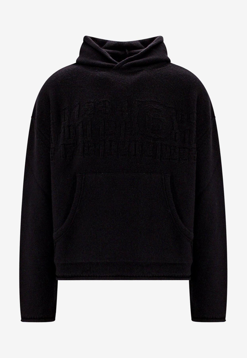 MM6 Maison Margiela Embroidered Logo Hooded Sweatshirt Black S52GP0150S18286_900J_Black_29848722