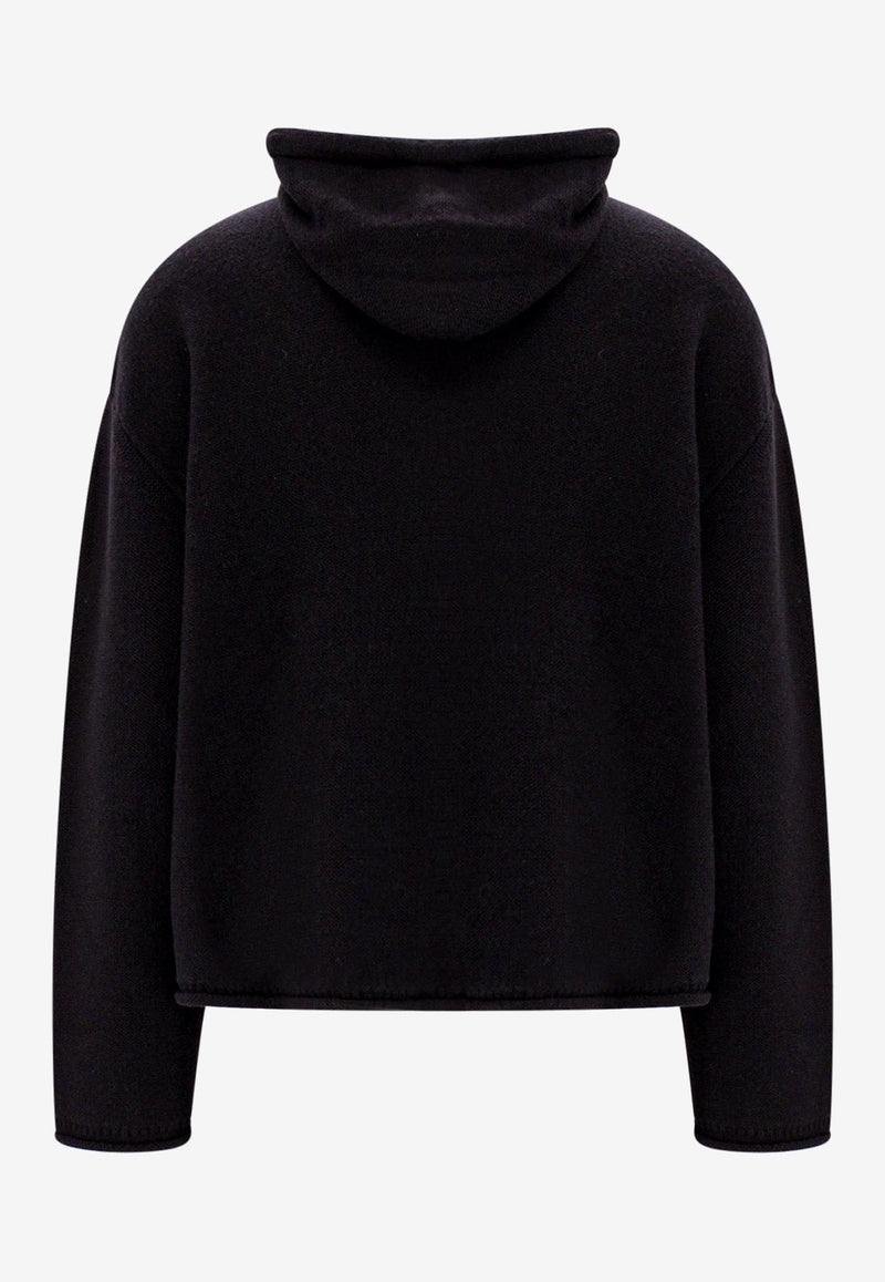 MM6 Maison Margiela Embroidered Logo Hooded Sweatshirt Black S52GP0150S18286_900J_Black_29848722