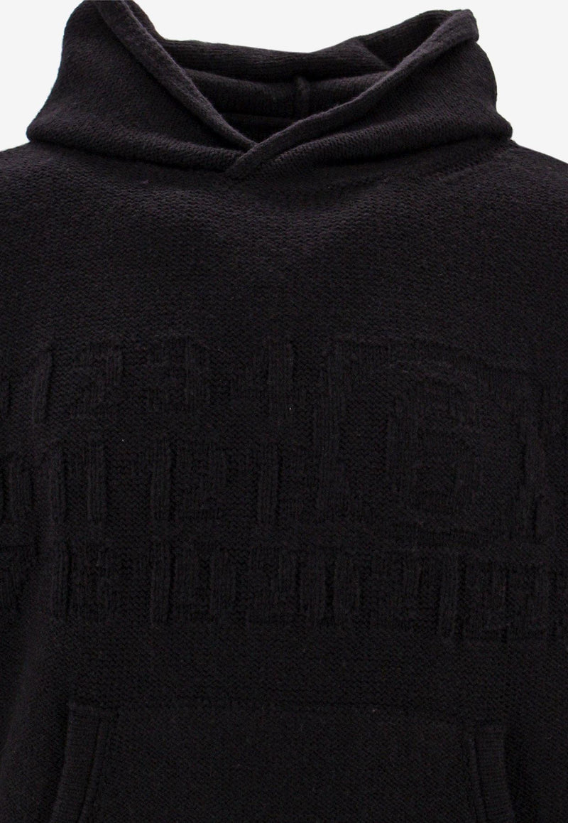 MM6 Maison Margiela Embroidered Logo Hooded Sweatshirt Black S52GP0150S18286_900J_Black_29848722