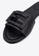 Fendi Baguette Leather Slides 8R8136AE7T_F0ABB_Black_29851129