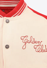 Golden Goose DB Logo Embroidered Bomber Jacket Red GMP02128P001856_15722_Red_29857299