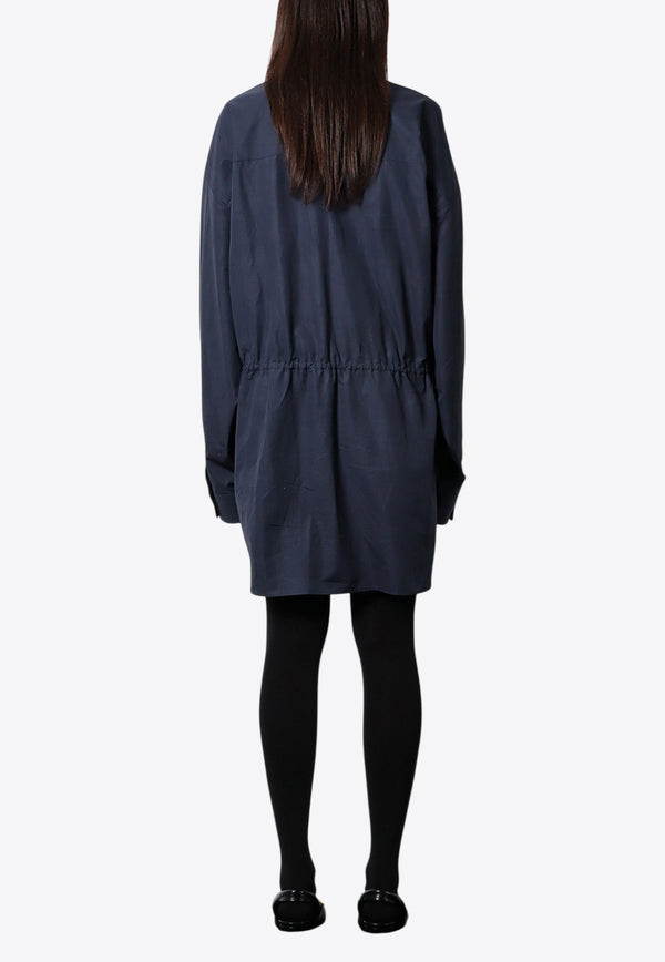 Balenciaga Poplin Mini Shirt Dress Blue 814136TRM17_4530_Blue_29846409