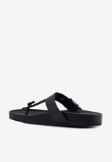 Tory Burch Mellow Leather T-strap Sandals 155190004_PERFECT BLACK_29847024