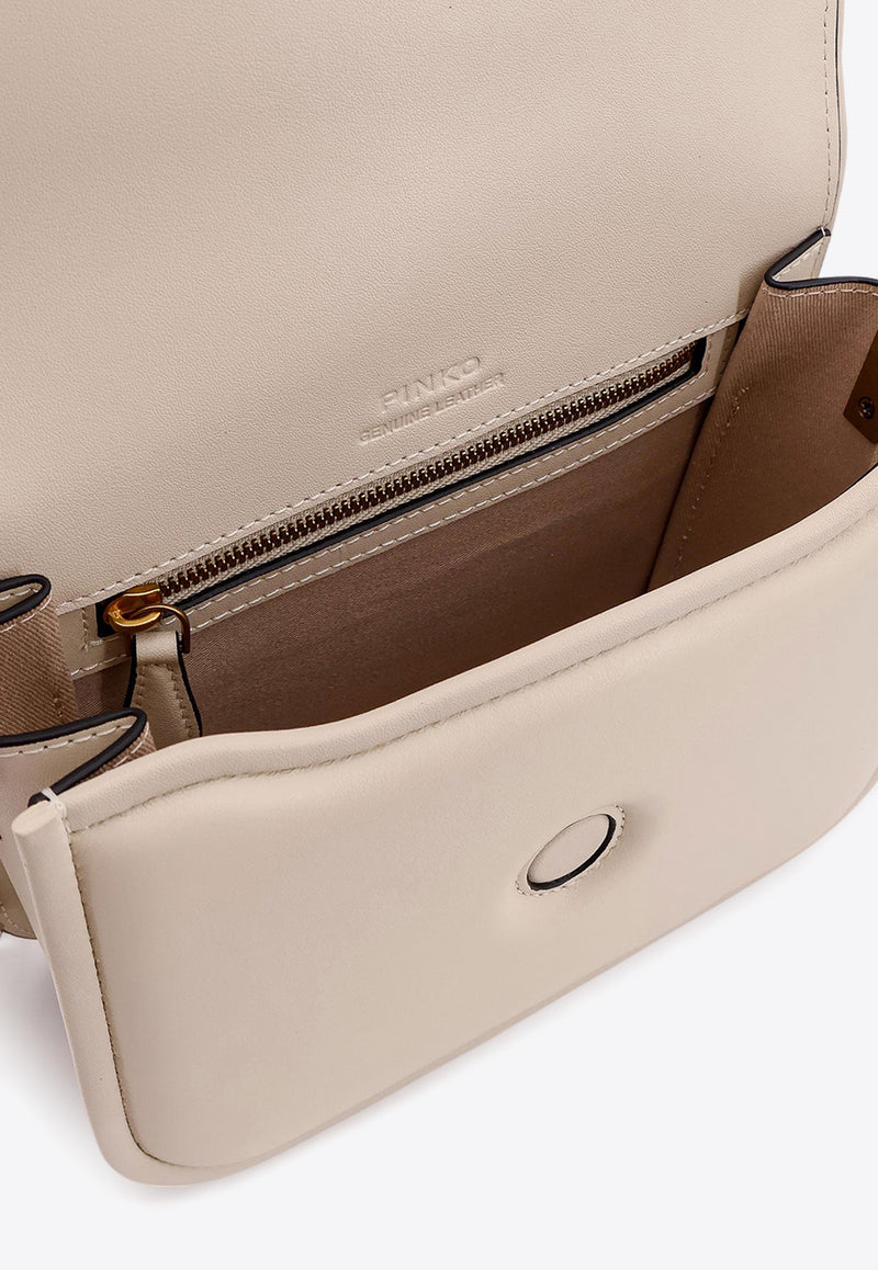 PINKO Love Box Square Nappa Leather Shoulder Bag Ivory 104297A26L_Z14Q_BIA_29848874