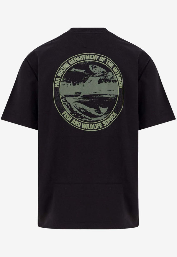 ROA Graphic Print T-shirt Black RBMW0436JY41_BLK0001_OneColor_31183767