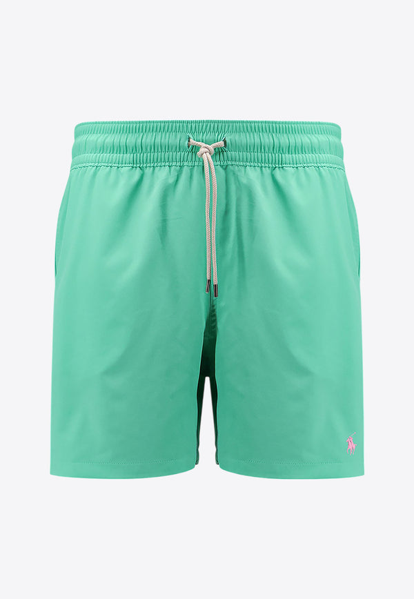Polo Ralph Lauren Classic Logo Swim Trunk Green 710957782_005_Green_30897604