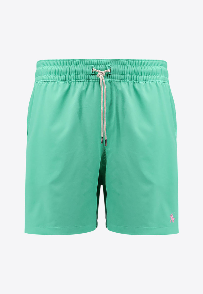 Polo Ralph Lauren Classic Logo Swim Trunk Green 710957782_005_Green_30897604