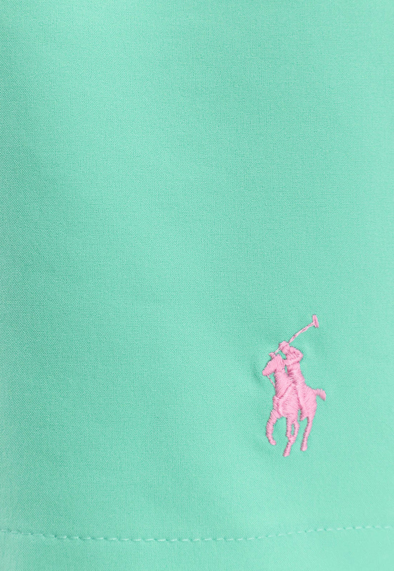 Polo Ralph Lauren Classic Logo Swim Trunk Green 710957782_005_Green_30897604