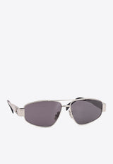 Celine Triomphe Navigator Sunglasses Gray 4S281CMLB_36SM_Silver_29850749