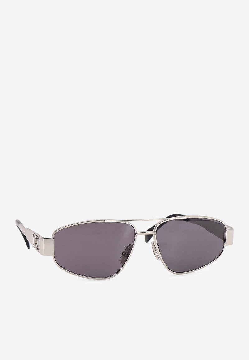 Celine Triomphe Navigator Sunglasses Gray 4S281CMLB_36SM_Silver_29850749