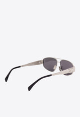 Celine Triomphe Navigator Sunglasses Gray 4S281CMLB_36SM_Silver_29850749