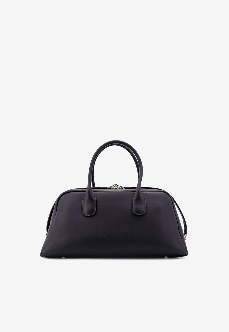 Tod's Medium Darsena Leather Duffel Bag with Padlock Black XBWAQBH0250YAT_B999_Black_30897907