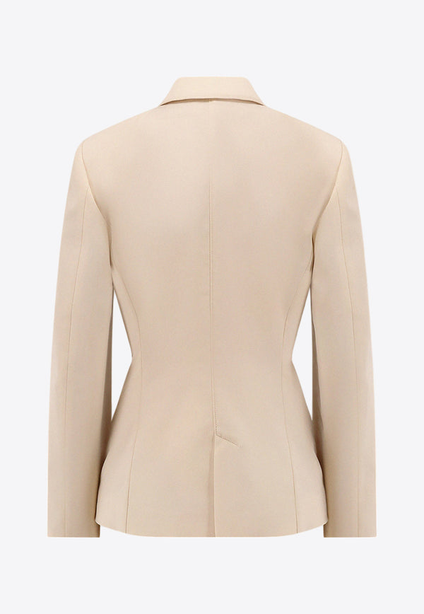 Lemaire Single-Breasted Buttoned Blazer Beige JA1071LF1362_BG198_Beige_30632794
