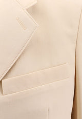 Lemaire Single-Breasted Buttoned Blazer Beige JA1071LF1362_BG198_Beige_30632794