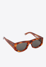 Gucci Rectangular Frame Logo Sunglasses Gray 819799J0740_2312_Brown_29854433