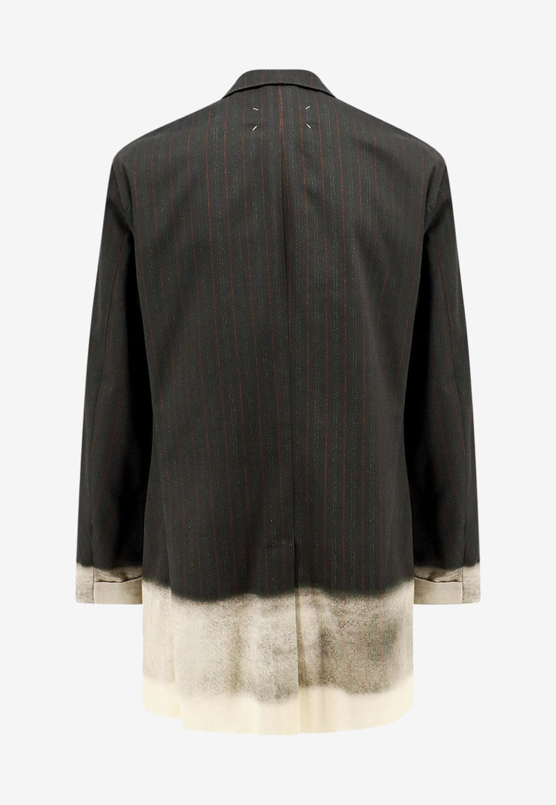 Maison Margiela Pinstripe Single-Breasted Blazer Black S50BN0524M35012_001S_Black_29845768