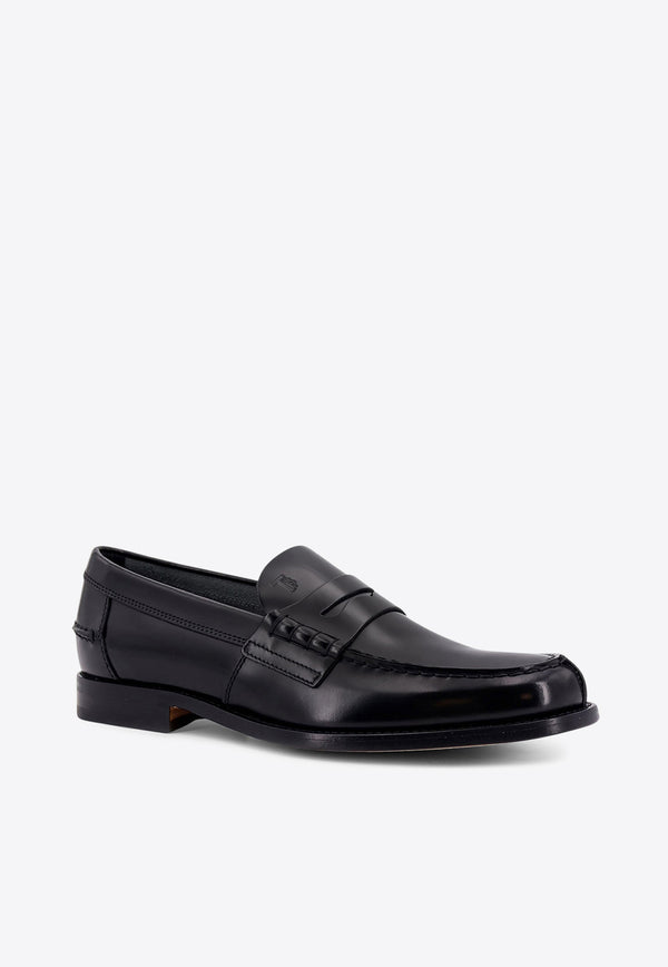 Tod's Logo Leather Loafers Black XXM26C0CO50AKT_B999_Black_30898353