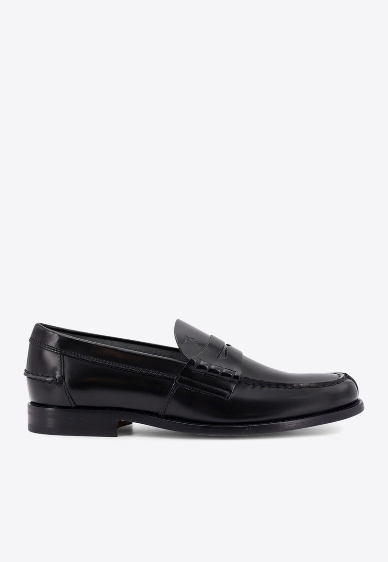 Tod's Logo Leather Loafers Black XXM26C0CO50AKT_B999_Black_30898353