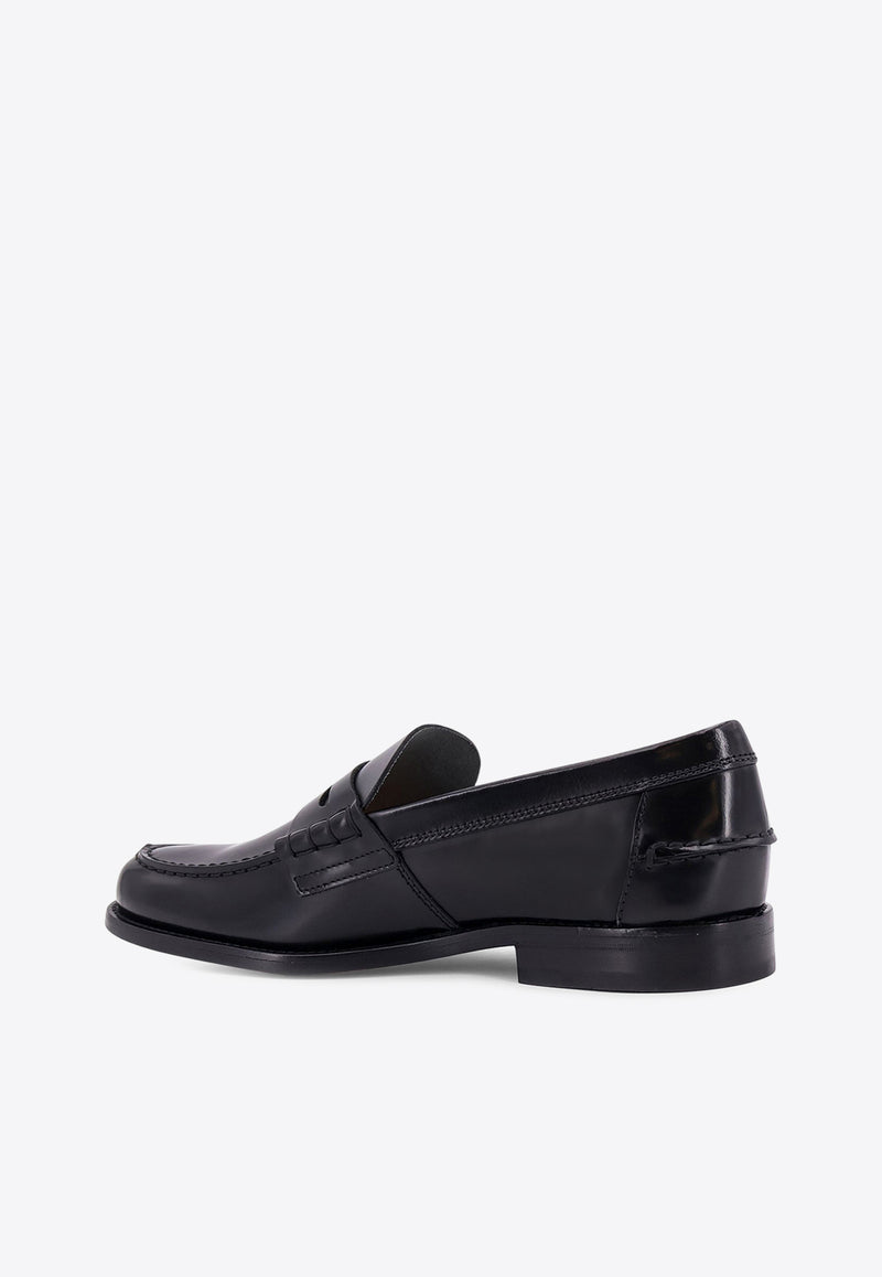 Tod's Logo Leather Loafers Black XXM26C0CO50AKT_B999_Black_30898353