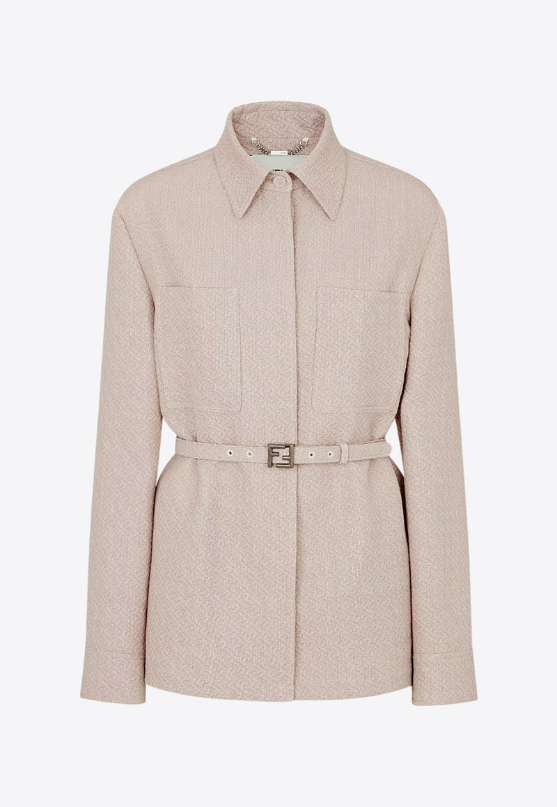 Fendi Wool and Cashmere Poncho FXX778ASG1_F15W8_Beige_29850552