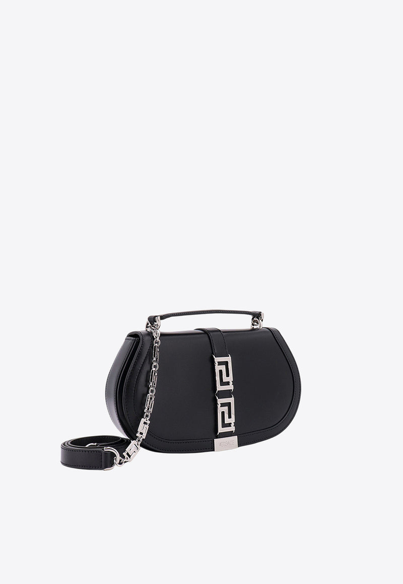 Versace Greca Goddess Leather Top Handle Bag Black 10111781A05134_1B00P_Black_29845408