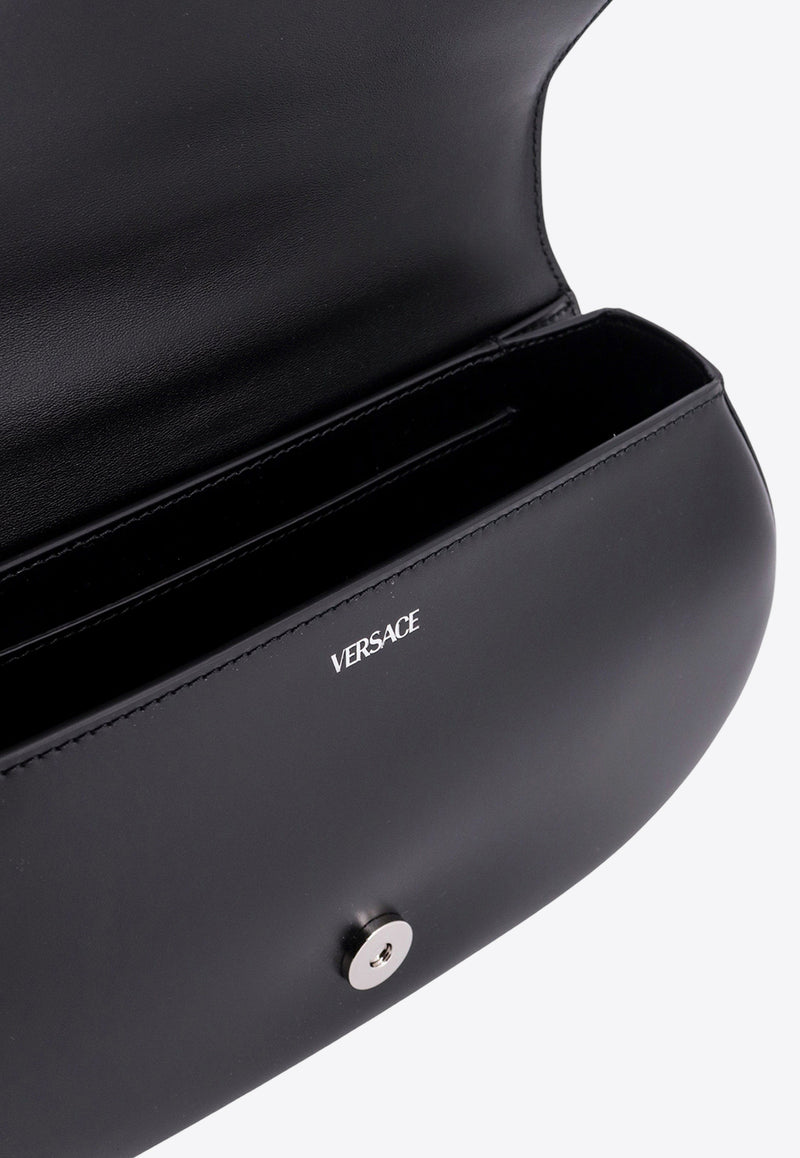 Versace Greca Goddess Leather Top Handle Bag Black 10111781A05134_1B00P_Black_29845408