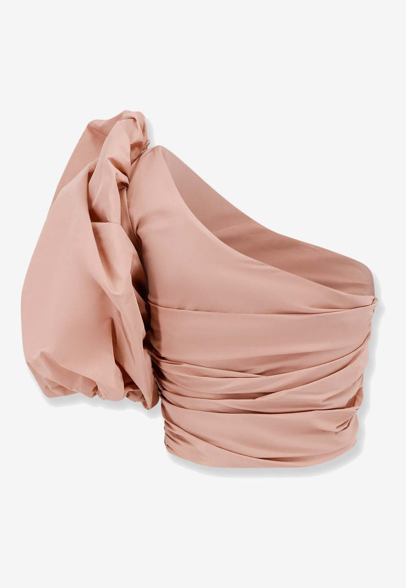 PINKO One-Shoulder Ruched Top Pink 104826Y3LE_N34_Pink_29843351