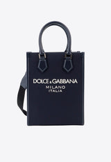 Dolce & Gabbana Small Embossed-Logo Top Handle Bag Blue BM2123AG182_8C653_Blue_29845025