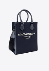 Dolce & Gabbana Small Embossed-Logo Top Handle Bag Blue BM2123AG182_8C653_Blue_29845025