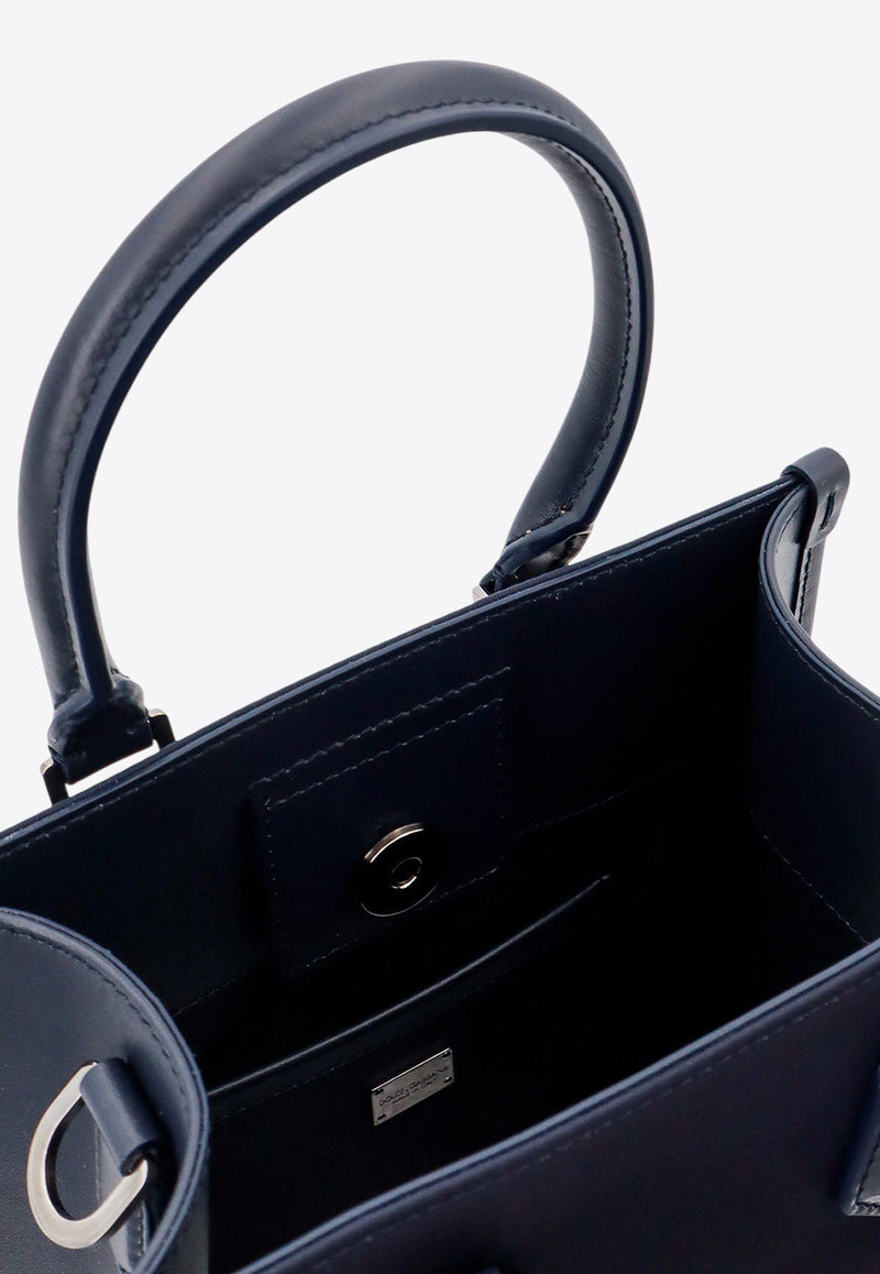 Dolce & Gabbana Small Embossed-Logo Top Handle Bag Blue BM2123AG182_8C653_Blue_29845025