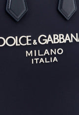 Dolce & Gabbana Small Embossed-Logo Top Handle Bag Blue BM2123AG182_8C653_Blue_29845025