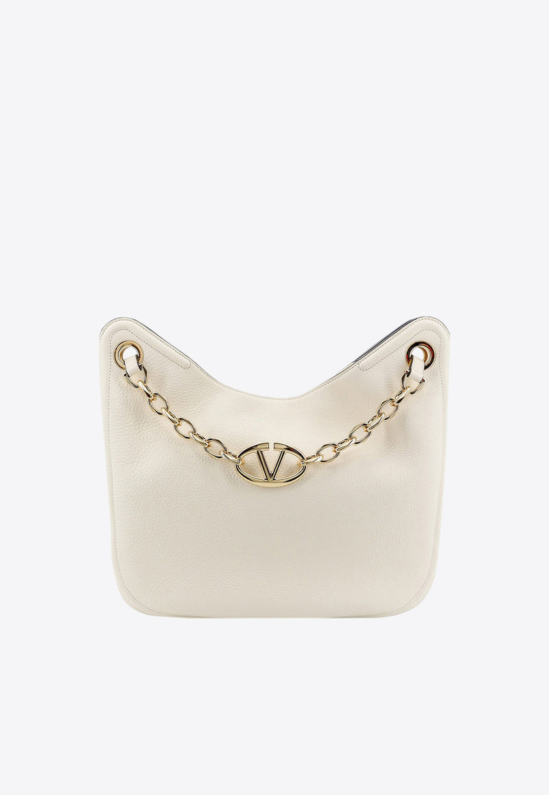 Valentino VLogo Moon Leather Tote Bag Ivory 4W2B0N09JDK_098_White_29845465