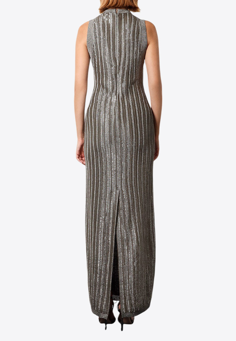 Tom Ford Rib-Knit Wool Blend Maxi Dress Green ACK524YAX749_FG181_Green_29847953