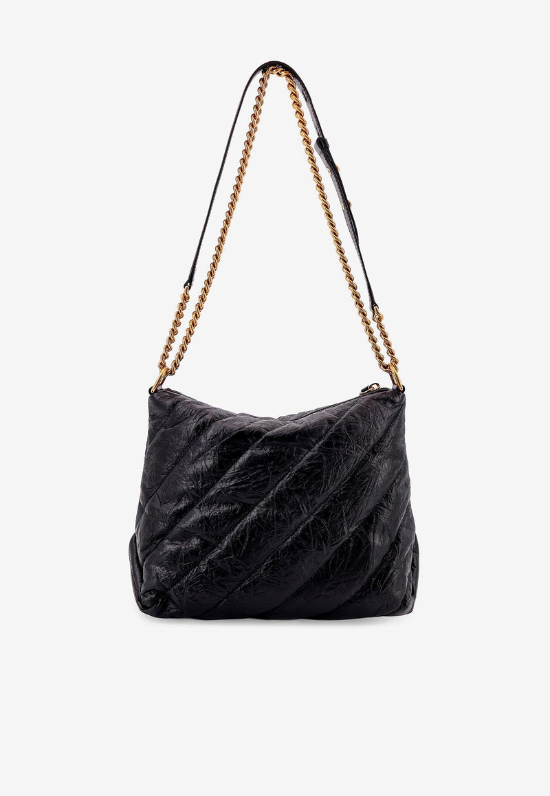 Balenciaga Small Crush Quilted Leather Hobo Bag Black 806479210J1_1000_Black_29848182