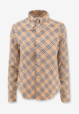 Burberry Vintage Check Long-Sleeved Shirt Beige 8098252_B9368_OneColor_29848478
