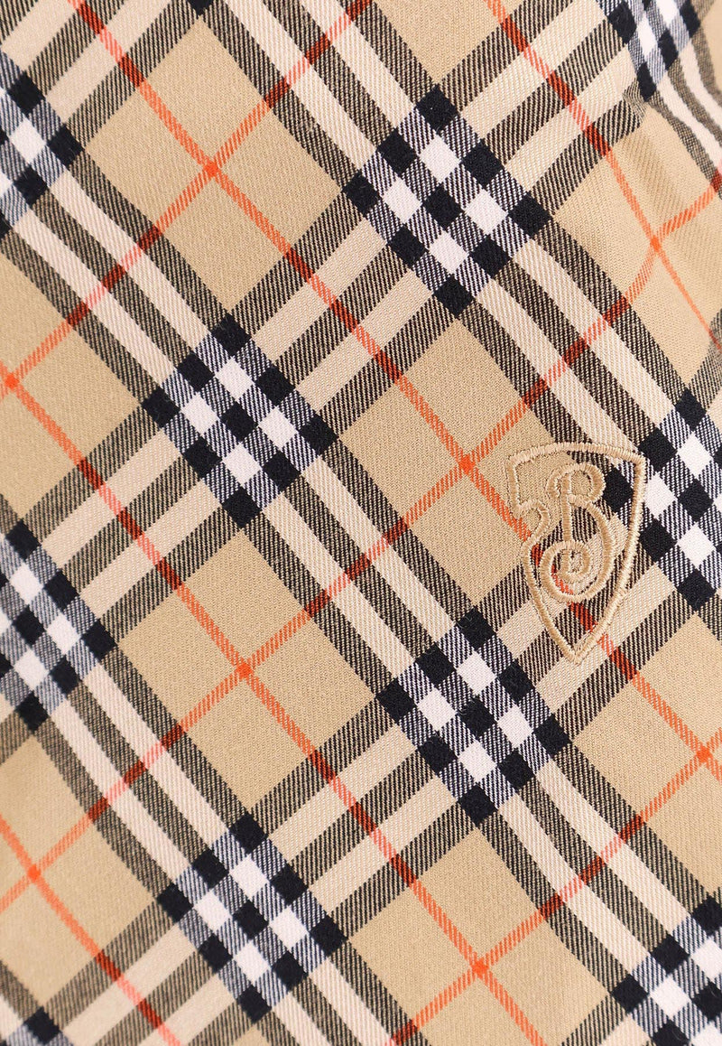 Burberry Vintage Check Long-Sleeved Shirt Beige 8098252_B9368_OneColor_29848478