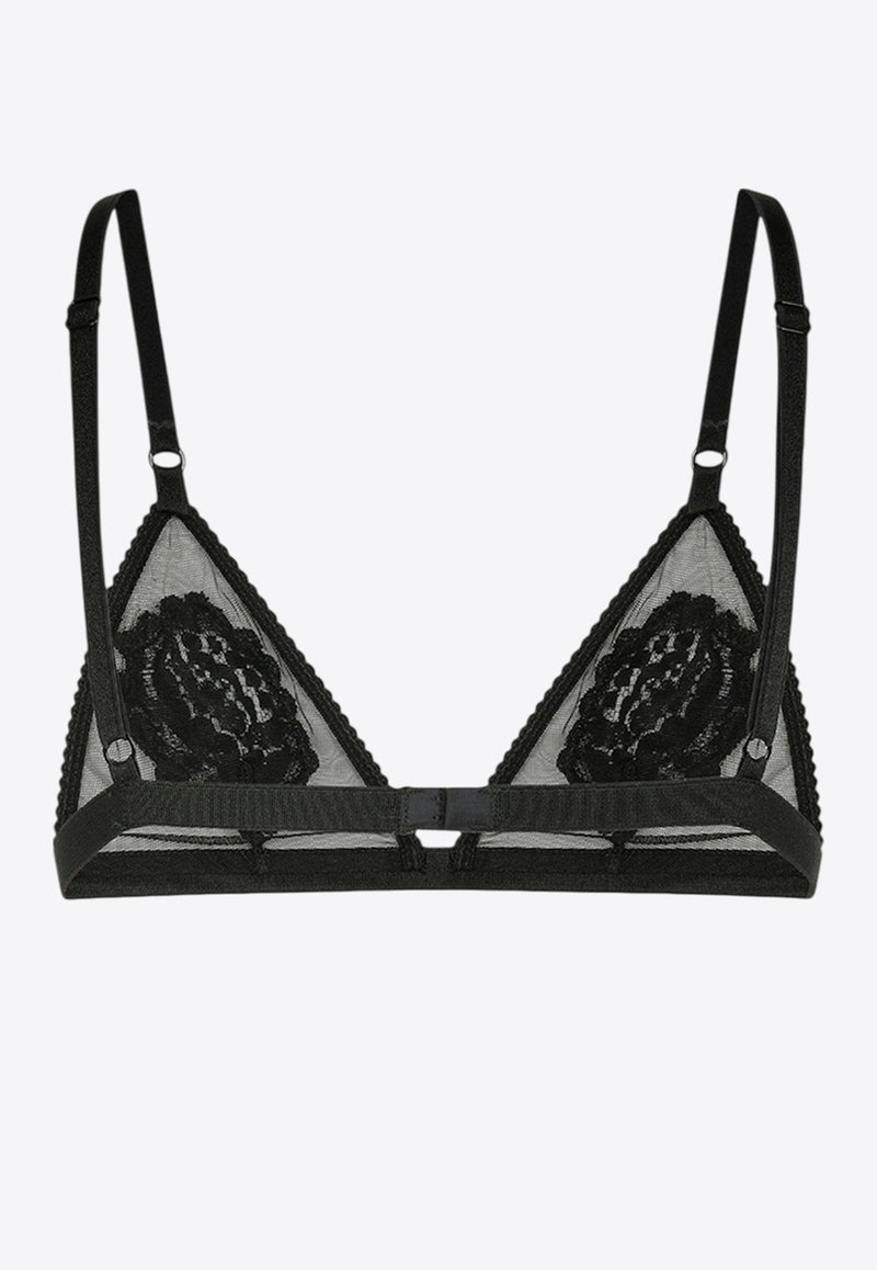 Dolce & Gabbana Floral-Motif Triangle Bra Black O1G24TONQ79_N0000_Black_29845799