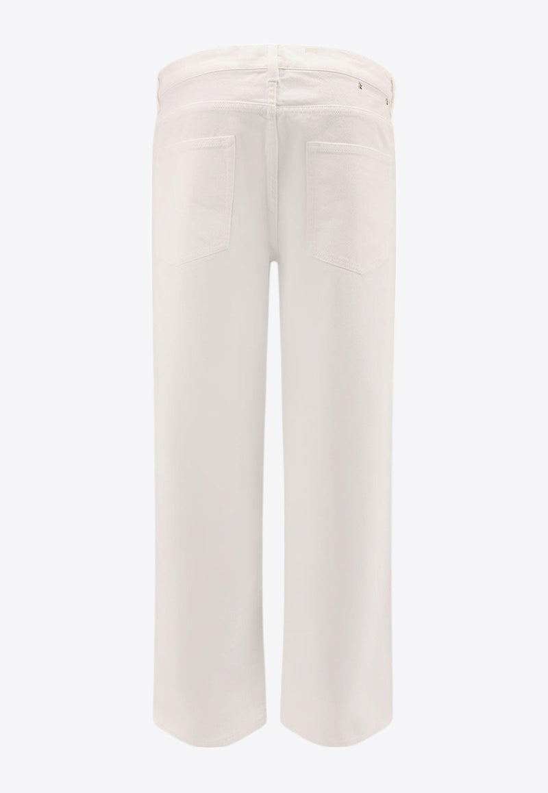 Golden Goose DB Essential Straight-Leg Jeans White GMP01186P000980_10190_White_29857228