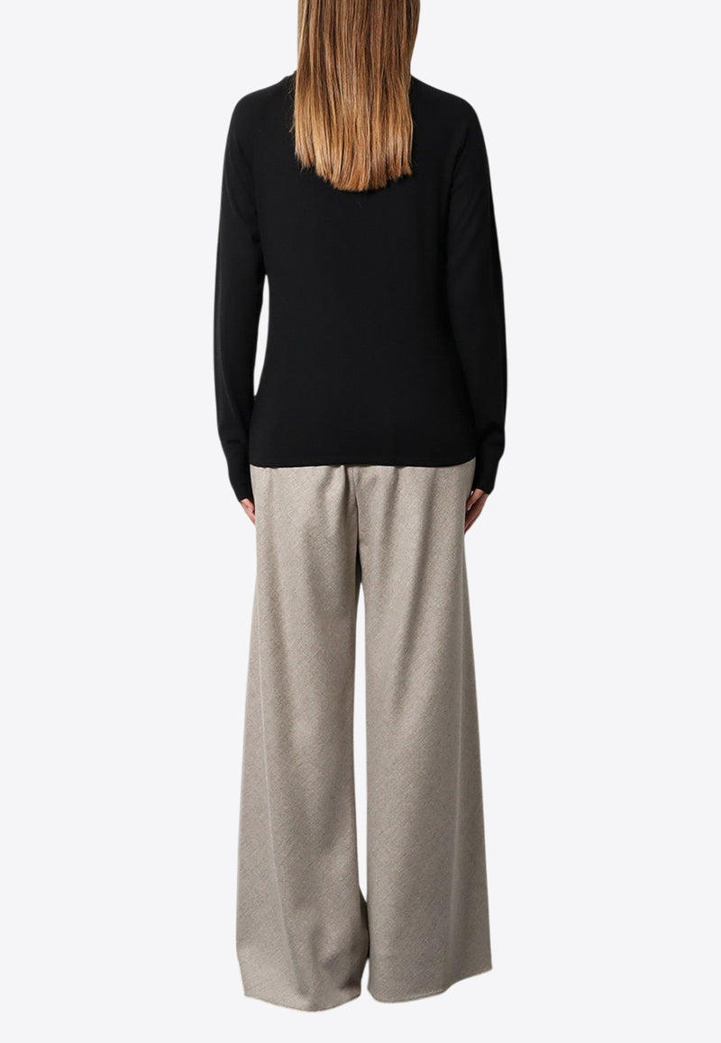 The Row Wool High-Neck Sweater Black 8295Y590_BLK_Black_29855792