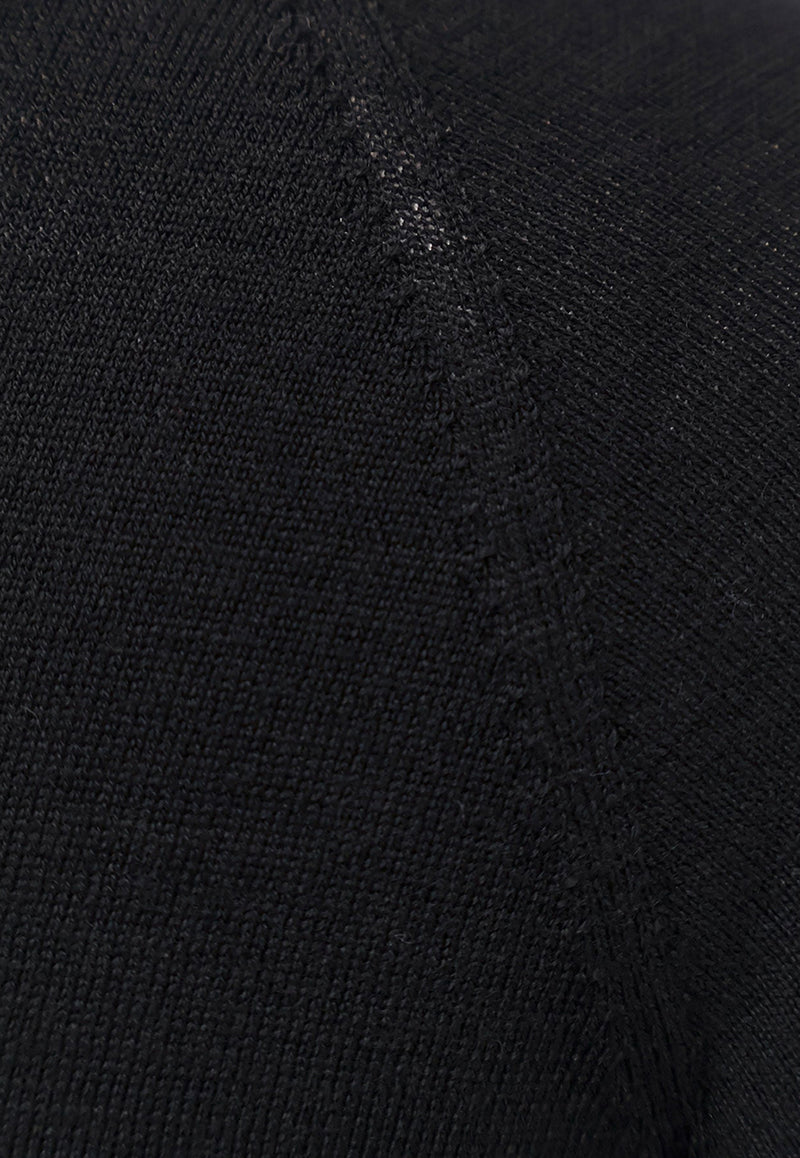 The Row Wool High-Neck Sweater Black 8295Y590_BLK_Black_29855792