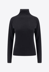 The Row Wool High-Neck Sweater Black 8295Y590_BLK_Black_29855792