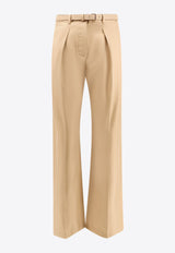 Loro Piana Straight-Leg Tailored Pants FAO6277_D0N3_Beige_29849680