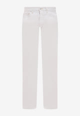 Maison Margiela Logo Patch Straight-Leg Jeans White S50LA0216S30857_961_Grey_29846828