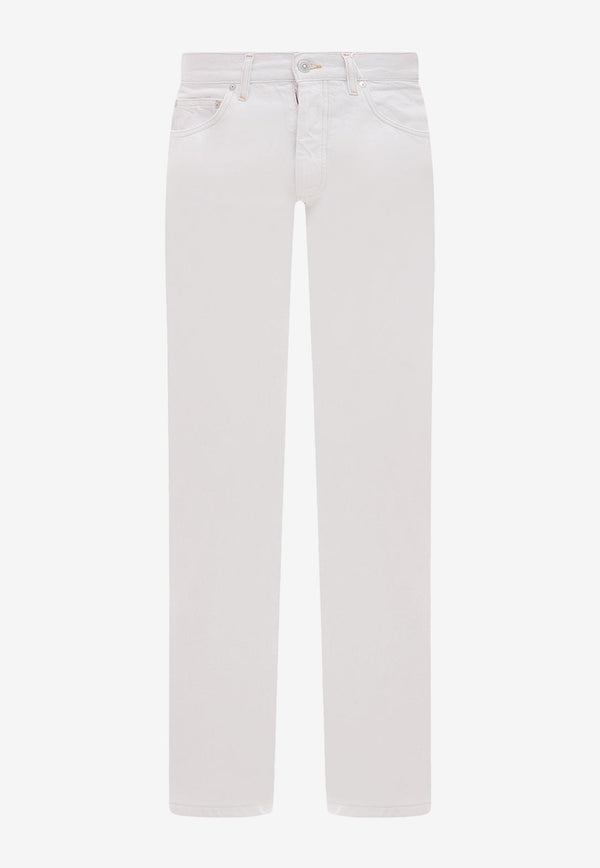 Maison Margiela Logo Patch Straight-Leg Jeans White S50LA0216S30857_961_Grey_29846828