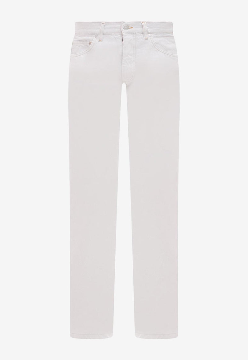 Maison Margiela Logo Patch Straight-Leg Jeans White S50LA0216S30857_961_Grey_29846828