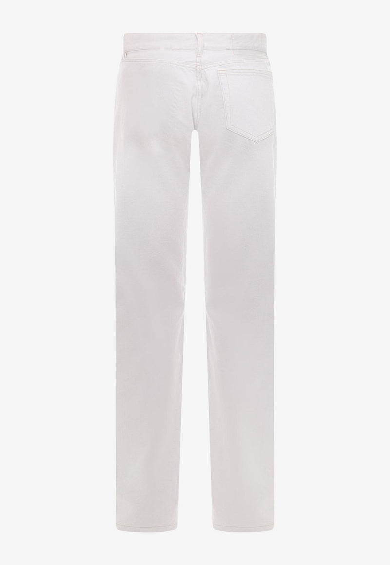 Maison Margiela Logo Patch Straight-Leg Jeans White S50LA0216S30857_961_Grey_29846828
