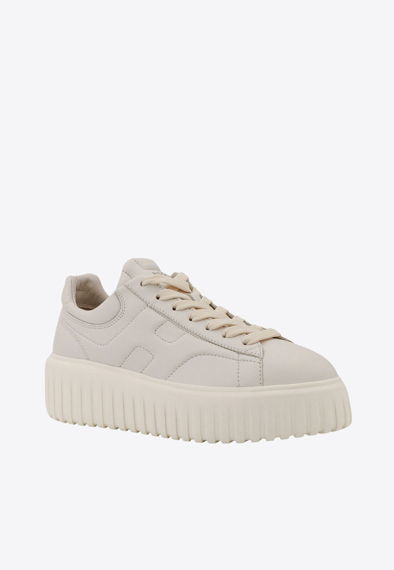 Hogan H-Stripes Platform Sneakers Ivory HXW6450FC60LE9_B013_White_29846905